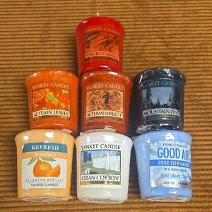 Yankee Candle Votives - 7 Assorted Scents.  Unopened.